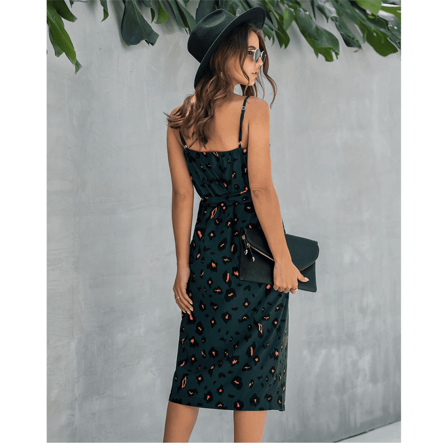 Dunkles böhmisches langes Kleid