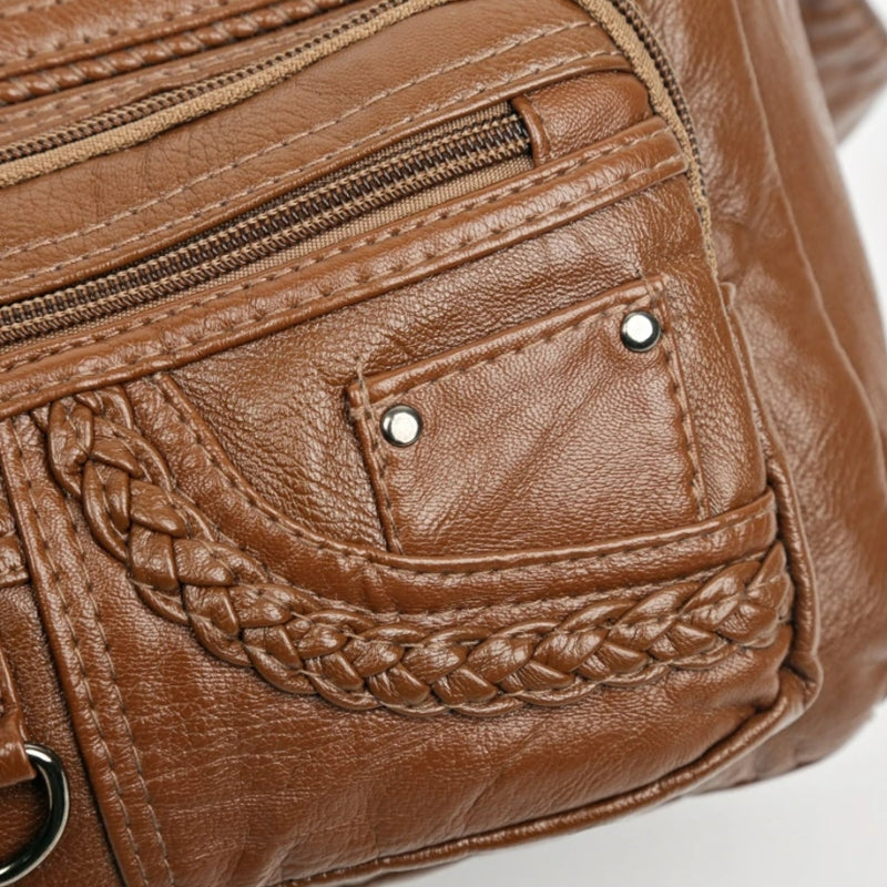 Besace en Cuir Femme Vintage