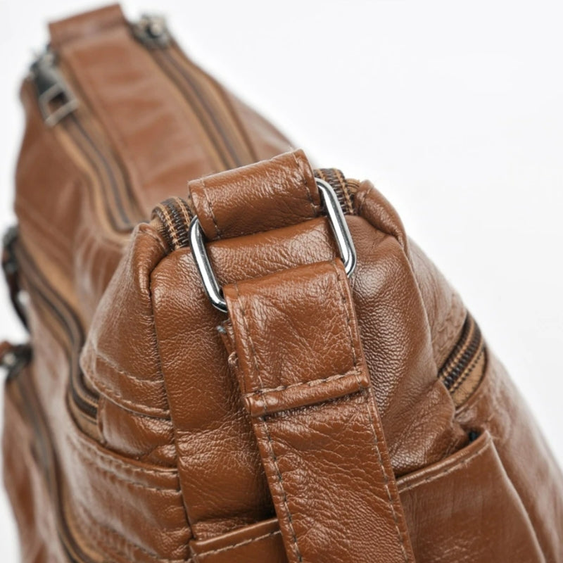 Besace en Cuir Femme Vintage