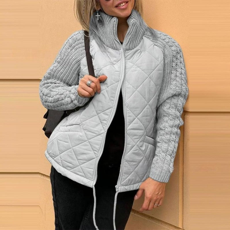 VESTE À COL MONTANT POUR FEMMES