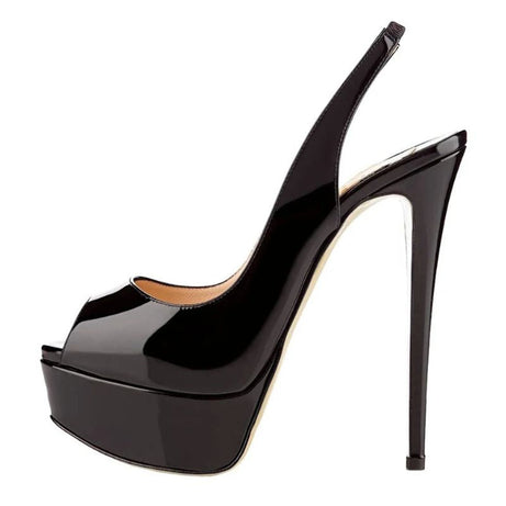 Sandales Femme Plateforme À Talons Fins Design Glamour