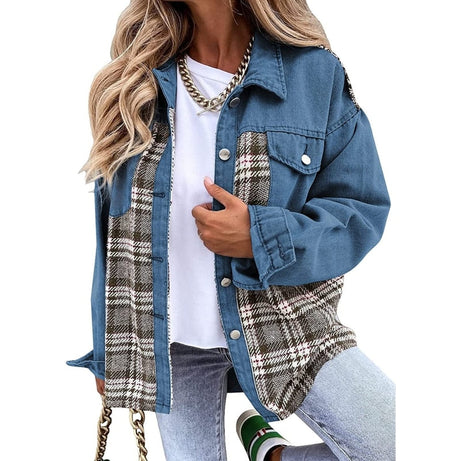 Veste en denim pour femme
