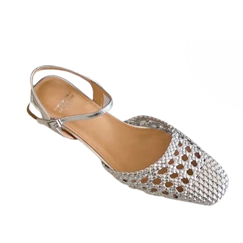 Sandales Tressées Bohème Chic à Bout Fermé