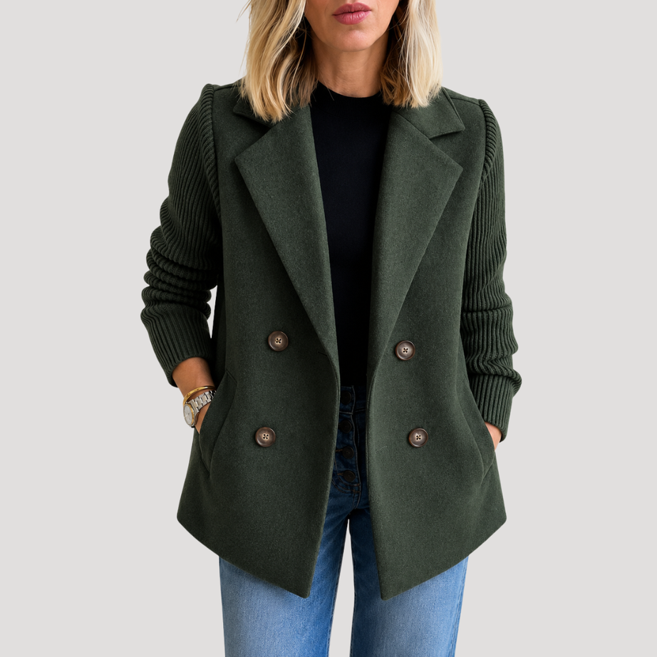 Blazer Croisé Femme Double Boutonnage Chic