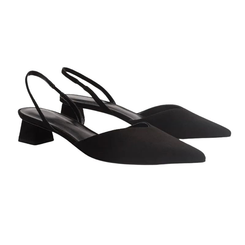 Sandales Femme Chic À Talon Carré Moderne