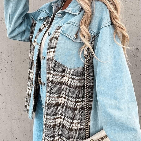 Veste en denim pour femme