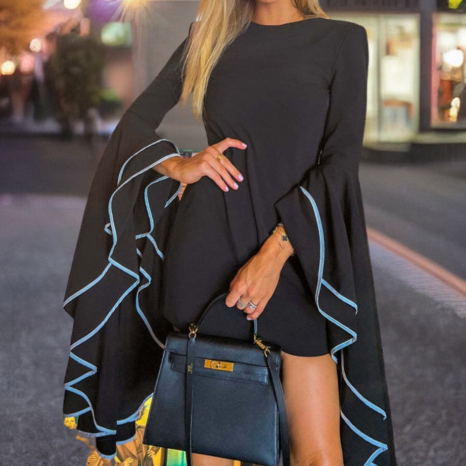 Marina - Robe soirée haut de gamme à manches papillon