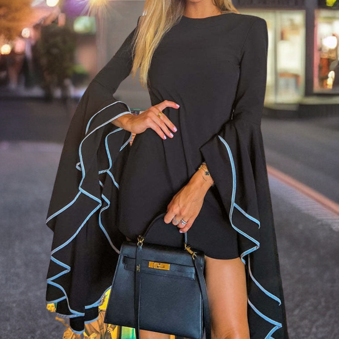 Marina - Robe soirée haut de gamme à manches papillon