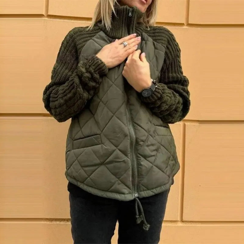 VESTE À COL MONTANT POUR FEMMES