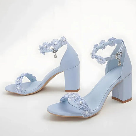 Sandales de Mariage avec Fleur