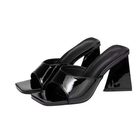 Sandales Colorées à Talons Épais pour Femme