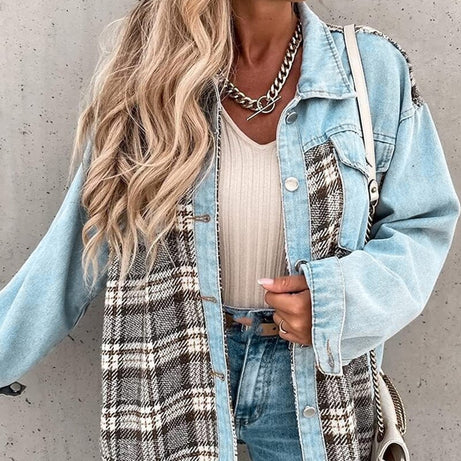 Veste en denim pour femme