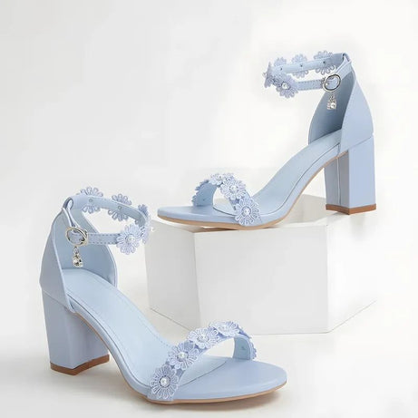 Sandales de Mariage avec Fleur