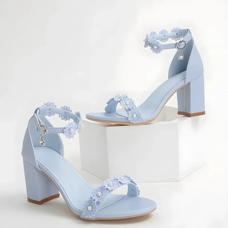 Sandales de Mariage avec Fleur