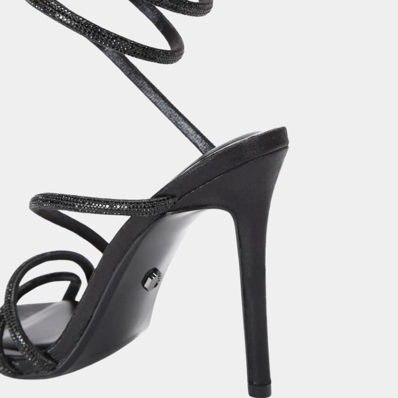 Sandales à Talons avec Sangle Enroulée