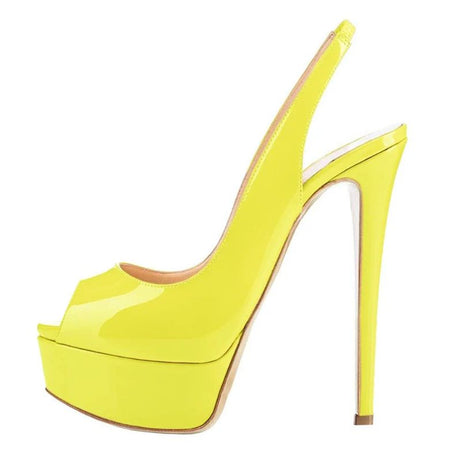 Sandales Femme Plateforme À Talons Fins Design Glamour