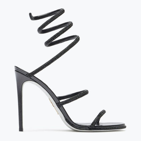 Sandales à Talons avec Sangle Enroulée