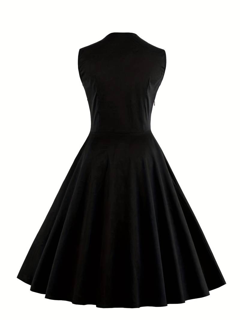 Robe vintage Noire & Blanche Soirée 50's