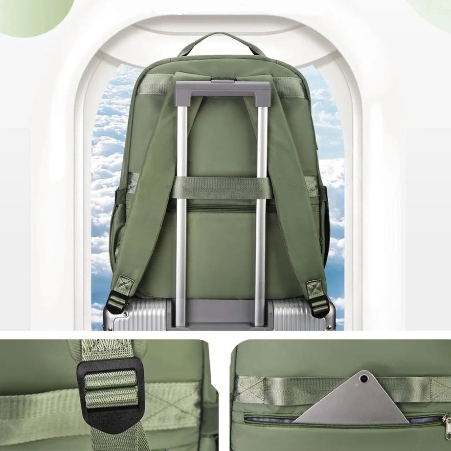 Sac à dos et sac à main avion