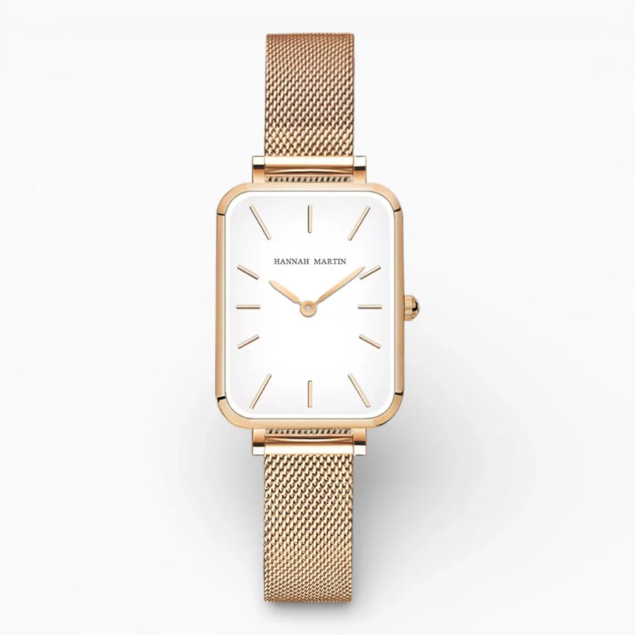 Montre Femme Rectangulaire • NACRE