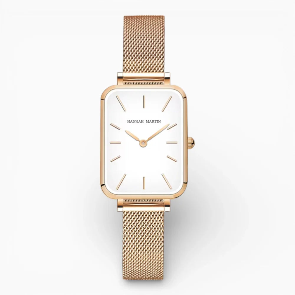 Montre Femme Rectangulaire • NACRE