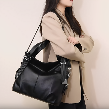 Sac à main cuir souple bandoulière