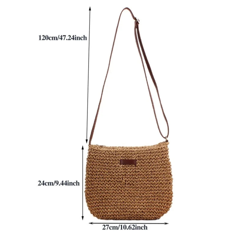 Sac en Paille Bandoulière