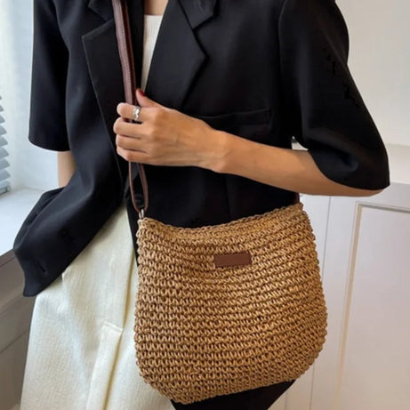 Sac en Paille Bandoulière