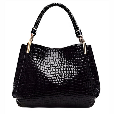 Sac Croco Noir