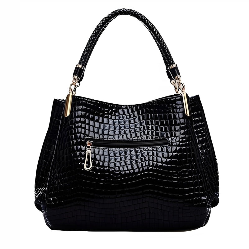 Sac Croco Noir