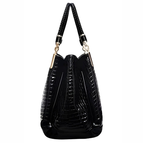 Sac Croco Noir