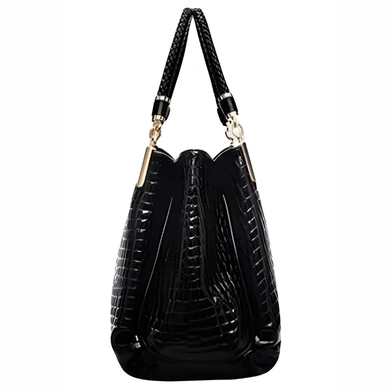 Sac Croco Noir