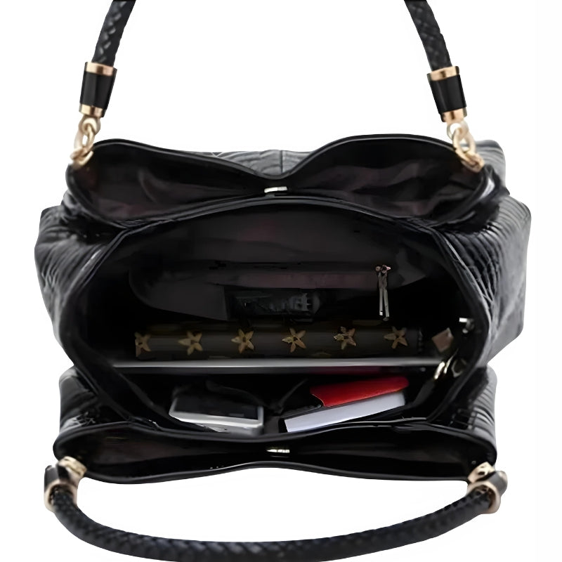 Sac Croco Noir