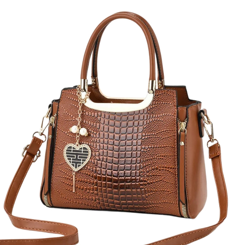 Sac à Main Effet Croco
