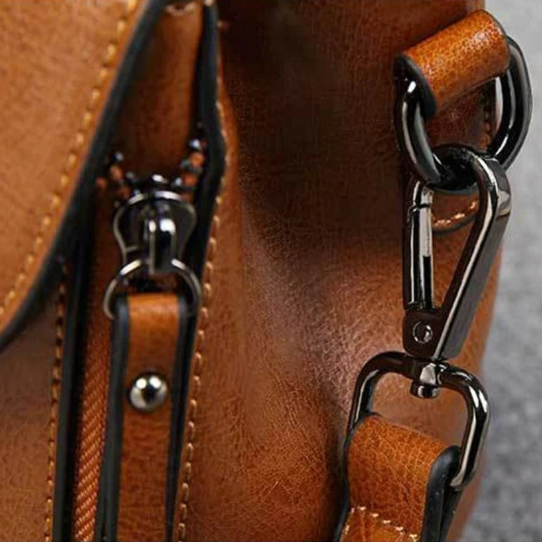 Sac a Main Femme Bandoulière Vintage Marron