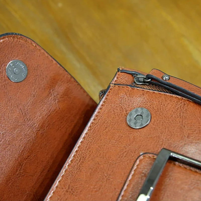 Sac a Main Femme Bandoulière Vintage Marron
