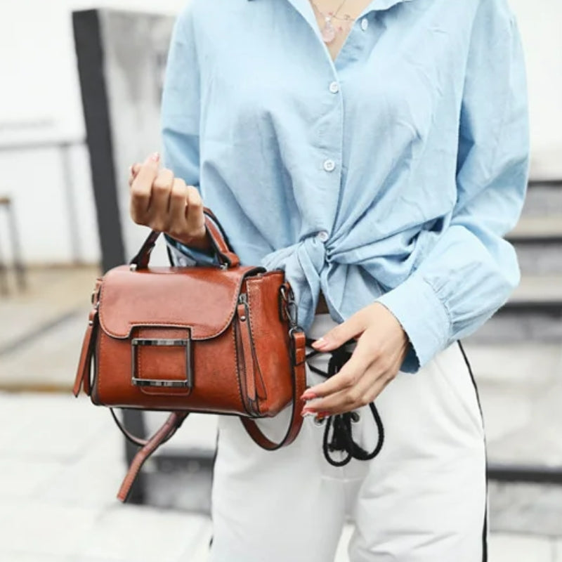 Sac a Main Femme Bandoulière Vintage Marron
