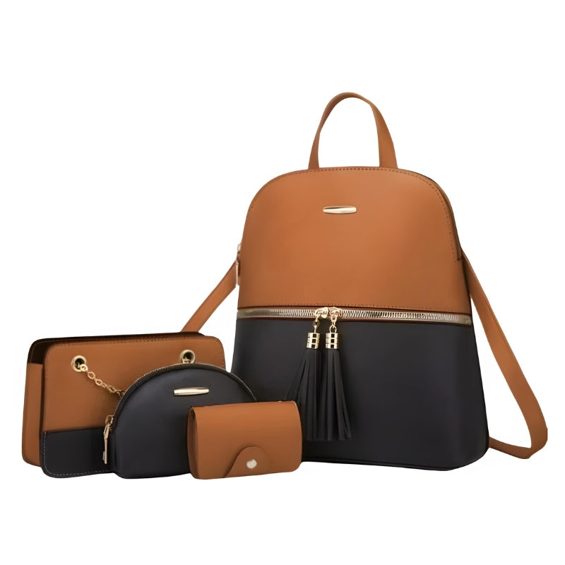Ensemble Sac à Dos et Portefeuille Femme