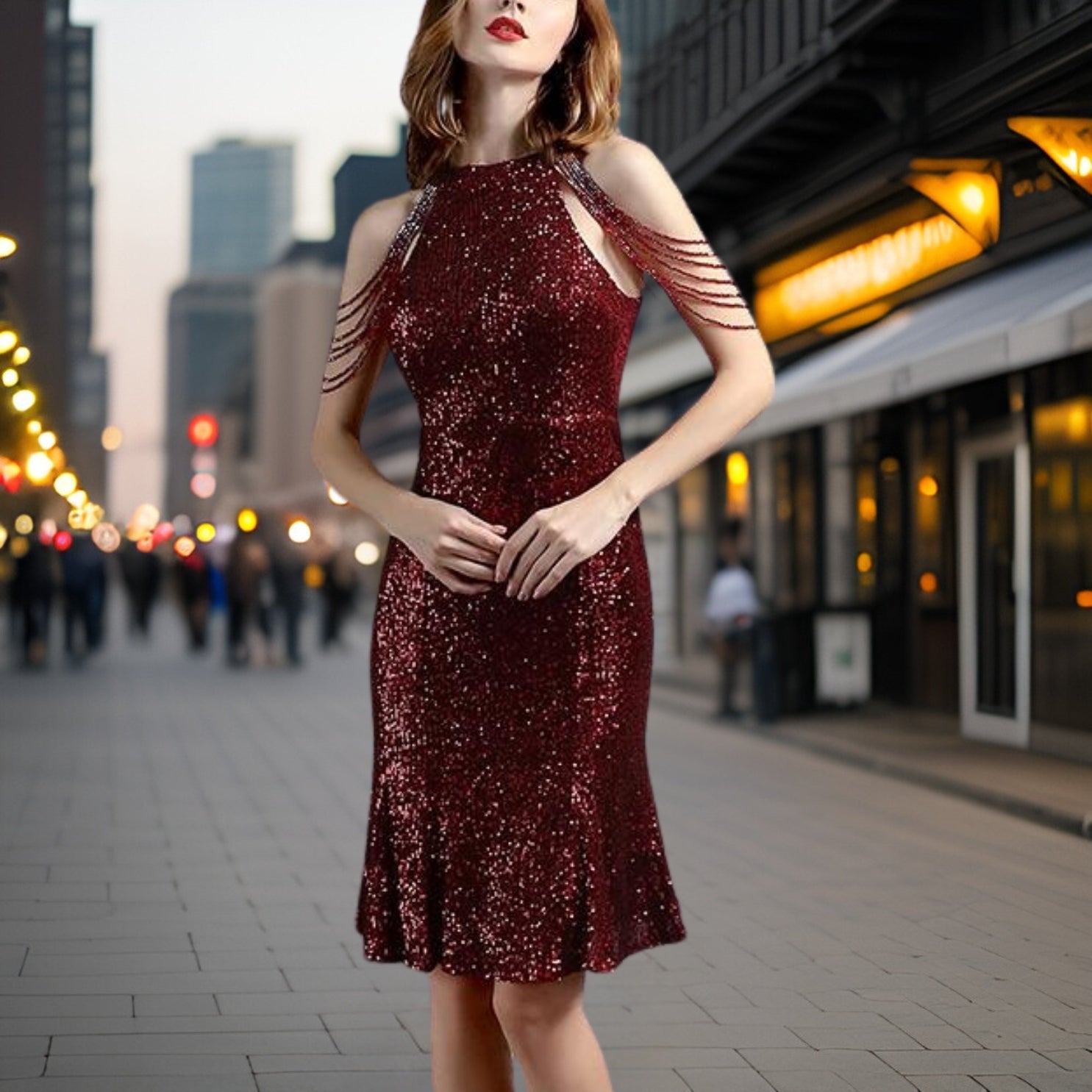 Viola - Robe soirée de cocktail élégante