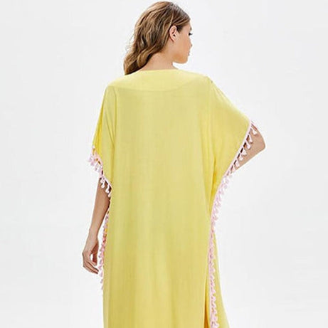 Gandoura Femme Jaune