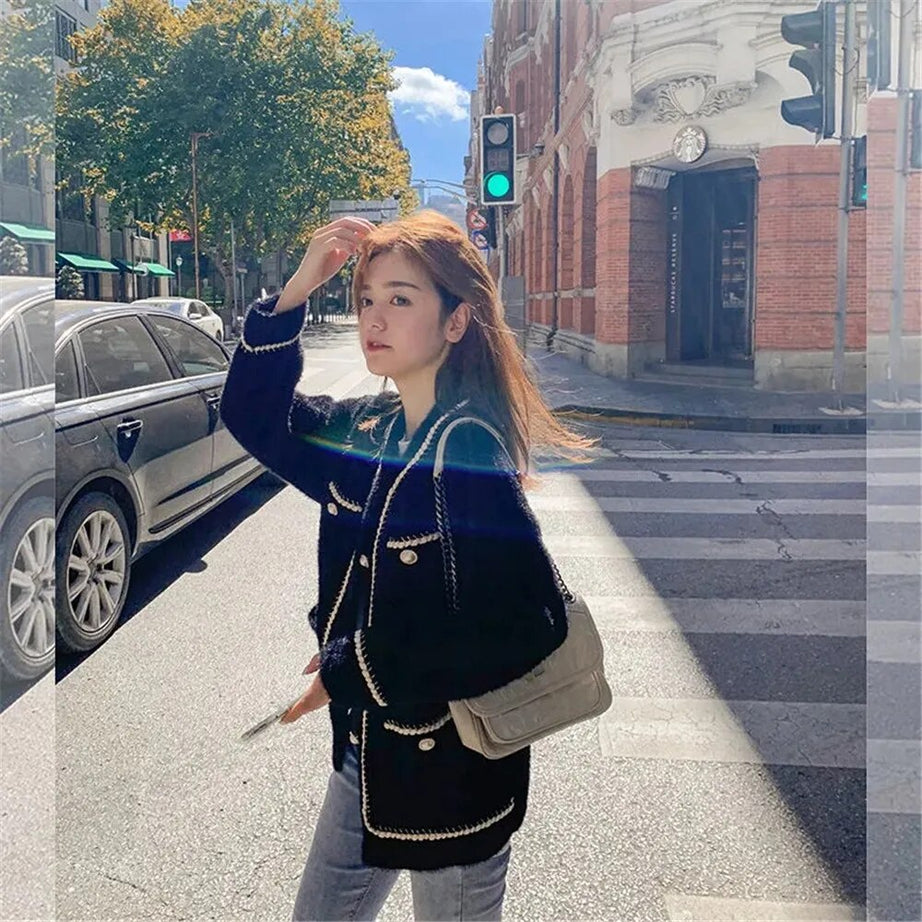 Veste en cachemire de vison pour femme