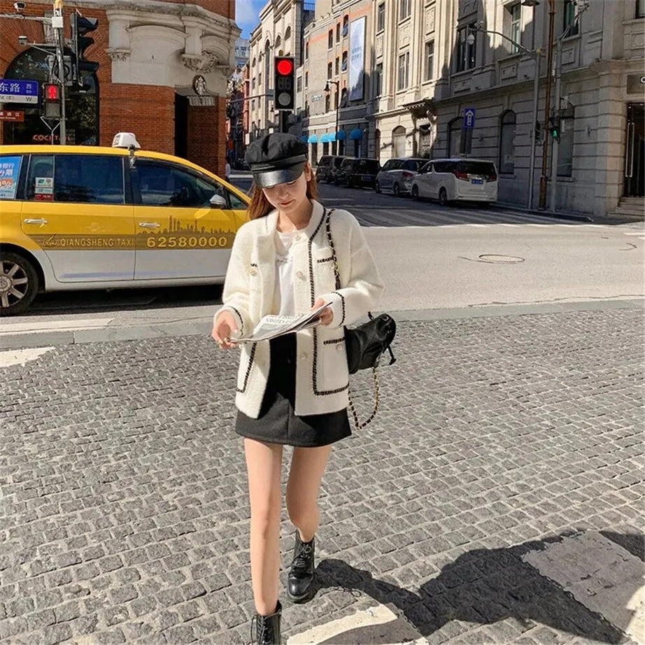 Veste en cachemire de vison pour femme