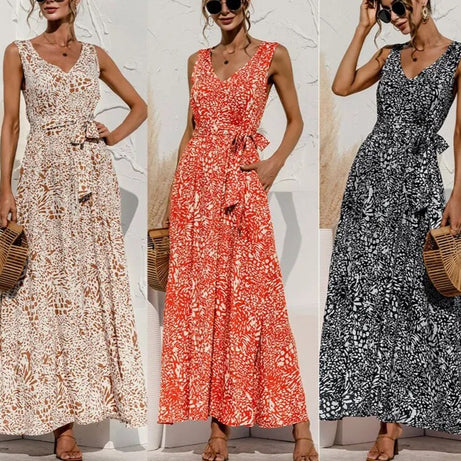 Hally Bohemian-Kleid mit Leopardenmuster für Damen