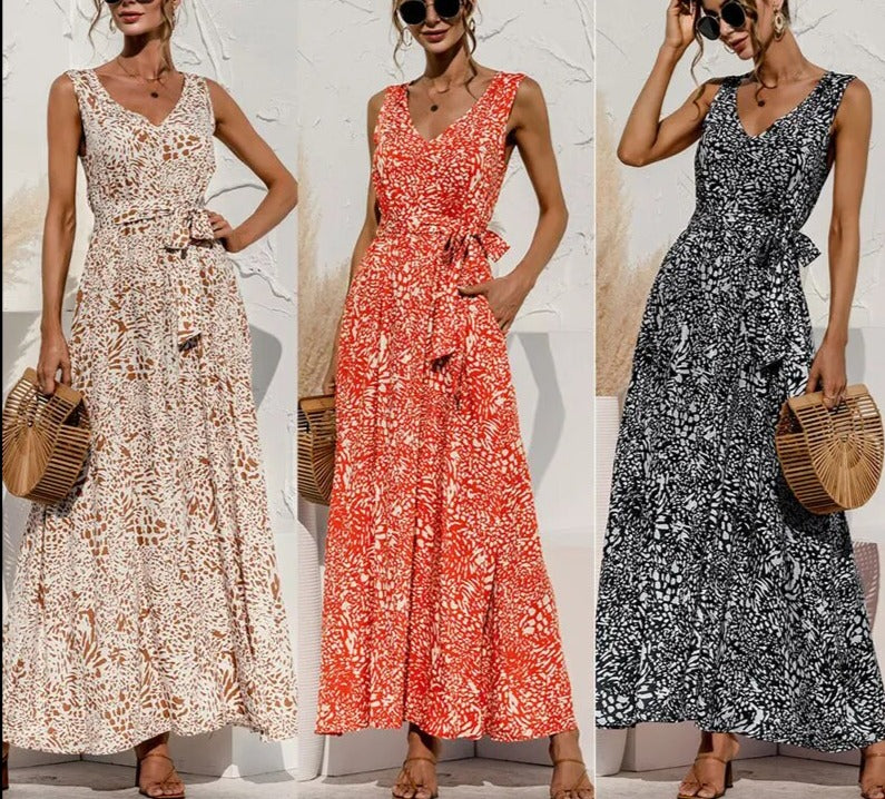 Hally Bohemian-Kleid mit Leopardenmuster für Damen
