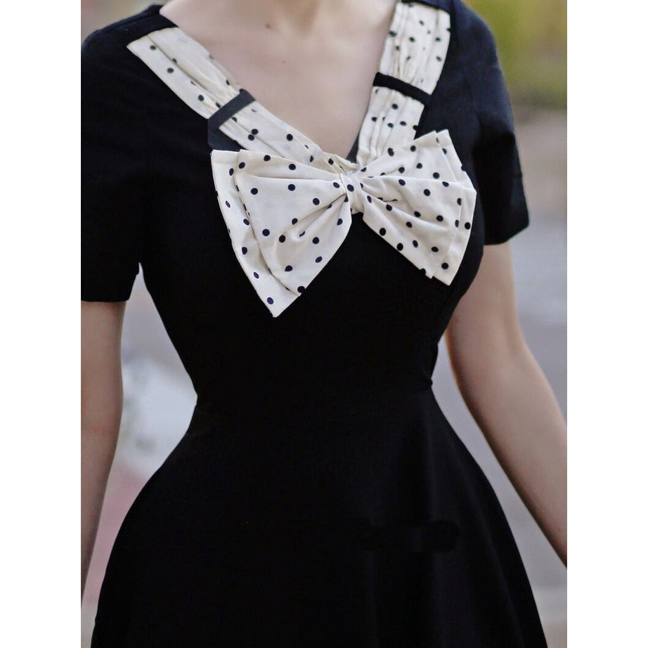 Robe vintage à Gros Nœud Papillon