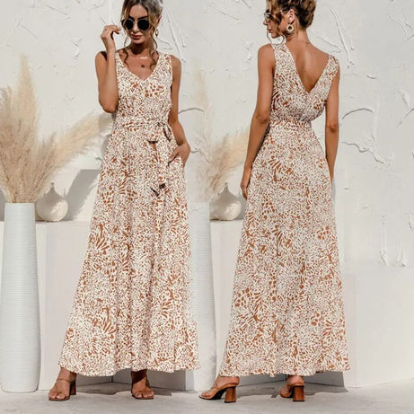 Hally Bohemian-Kleid mit Leopardenmuster für Damen