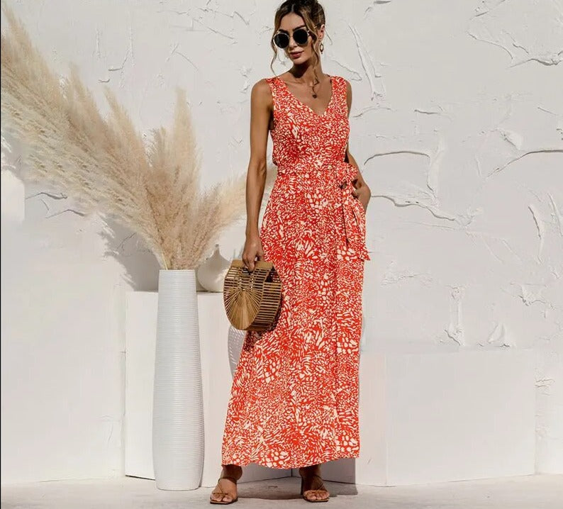 Hally Bohemian-Kleid mit Leopardenmuster für Damen