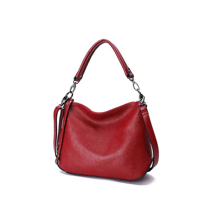 Sac à main cuir souple avec bandoulière