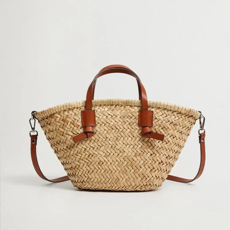 Panier sac à main paille