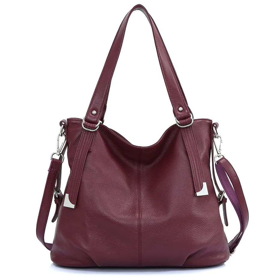 Sac à main cuir souple bandoulière